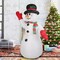 7.9FT Christmas Inflatables Greeting Snowman w/ LED Light for Outdoor Xmas Decor